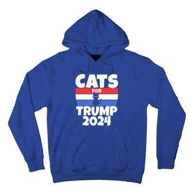 Cats For Trump 2024 Cat Owner Republican Cool Gift Tall Hoodie