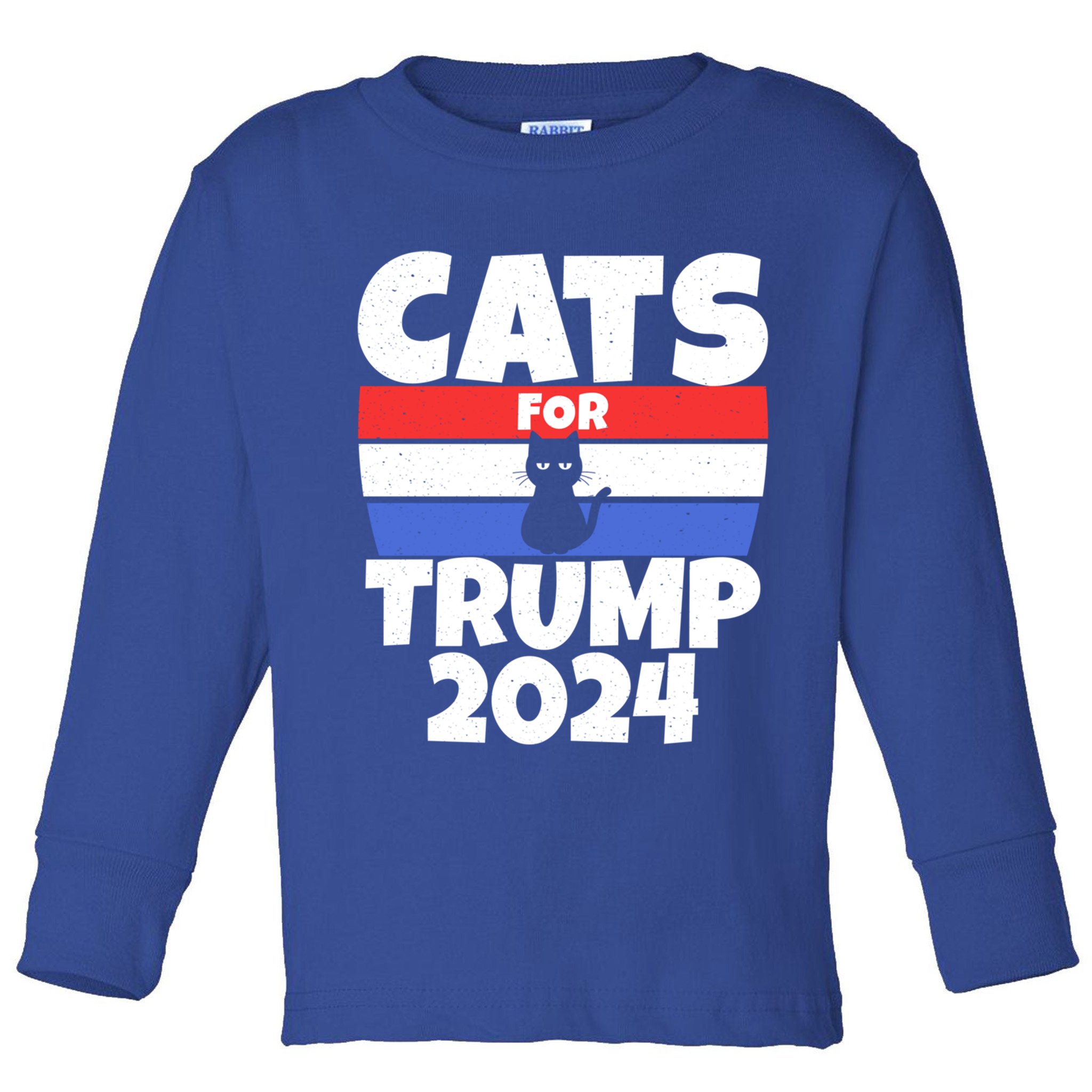 Cats For Trump 2024 Cat Owner Republican Cool Gift Toddler Long Sleeve Shirt