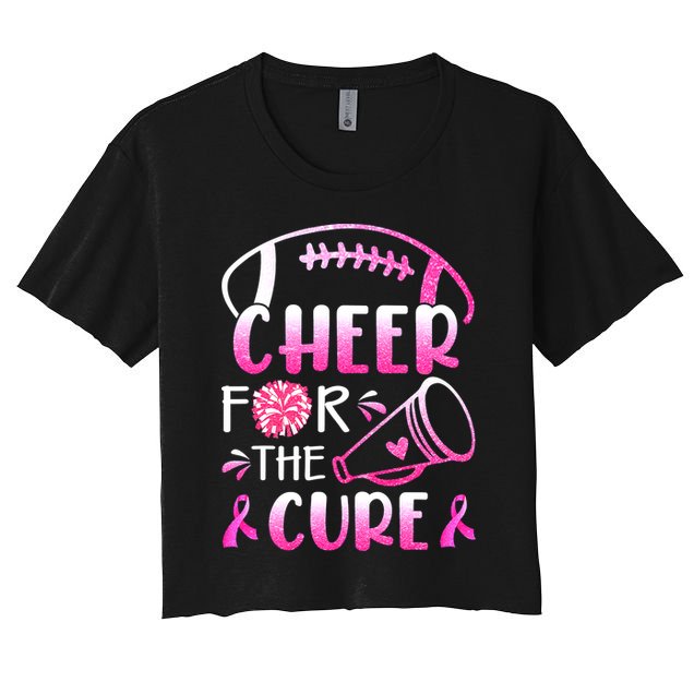 Cheer For The Cure Breast Cancer Awareness Crop Top
