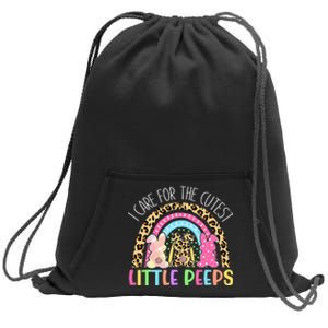 Care For The Cutest Little Bunnies NICU Nurse Sweatshirt Cinch Pack Bag