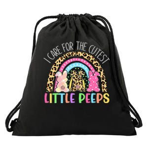 Care For The Cutest Little Bunnies NICU Nurse Drawstring Bag