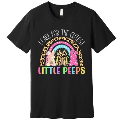 Care For The Cutest Little Bunnies NICU Nurse Premium T-Shirt