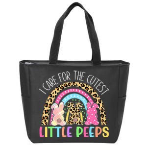 Care For The Cutest Little Bunnies NICU Nurse Zip Tote Bag