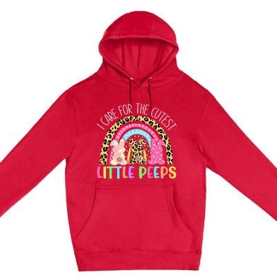 Care For The Cutest Little Bunnies NICU Nurse Premium Pullover Hoodie