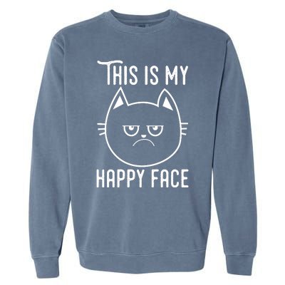 Cat Funny T Graphic Garment-Dyed Sweatshirt