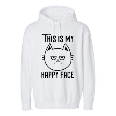 Cat Funny T Graphic Garment-Dyed Fleece Hoodie