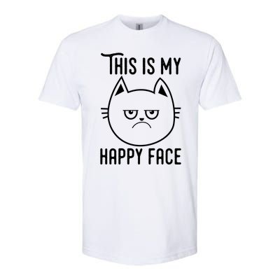 Cat Funny T Graphic Softstyle CVC T-Shirt