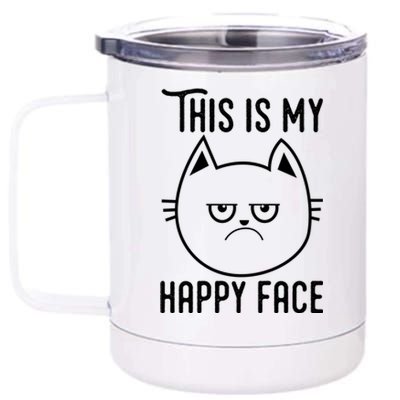 Cat Funny T Graphic 12 oz Stainless Steel Tumbler Cup