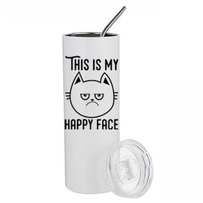 Cat Funny T Graphic Stainless Steel Tumbler