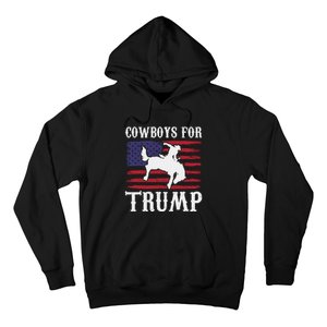 Cowboys For Trump Western Trump Supporter Hoodie