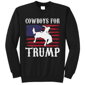 Cowboys For Trump Western Trump Supporter Sweatshirt