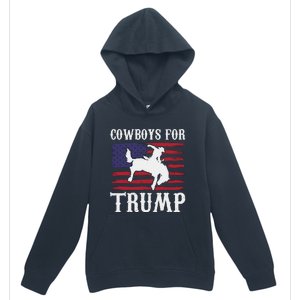 Cowboys For Trump Western Trump Supporter Urban Pullover Hoodie