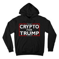 Crypto For Trump President Election 2024 Pro Cryptocurrency Hoodie