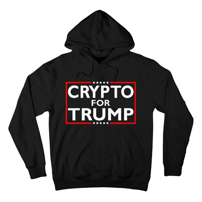 Crypto For Trump President Election 2024 Pro Cryptocurrency Hoodie