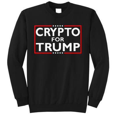 Crypto For Trump President Election 2024 Pro Cryptocurrency Sweatshirt