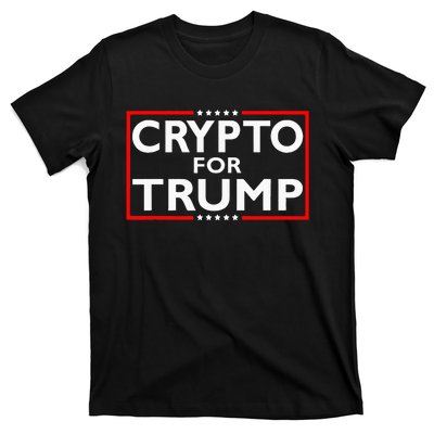 Crypto For Trump President Election 2024 Pro Cryptocurrency T-Shirt