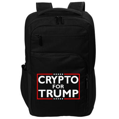 Crypto For Trump President Election 2024 Pro Cryptocurrency Impact Tech Backpack