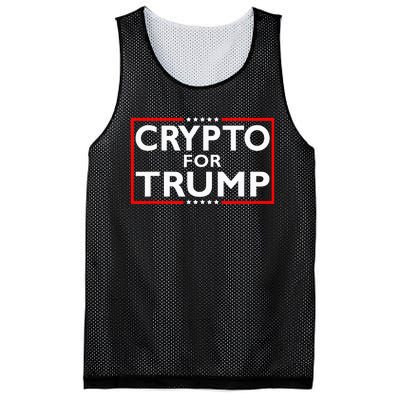 Crypto For Trump President Election 2024 Pro Cryptocurrency Mesh Reversible Basketball Jersey Tank