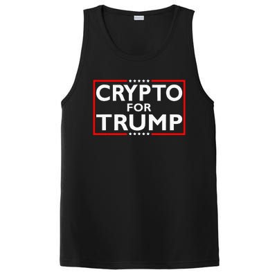 Crypto For Trump President Election 2024 Pro Cryptocurrency PosiCharge Competitor Tank