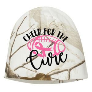 Cheer For The Cure Breast Cancer Awareness Girl Women Kati - Camo Knit Beanie