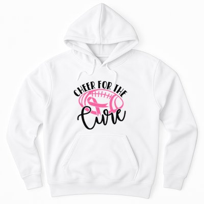 Cheer For The Cure Breast Cancer Awareness Girl Women Hoodie