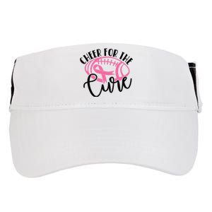 Cheer For The Cure Breast Cancer Awareness Girl Women Adult Drive Performance Visor