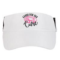 Cheer For The Cure Breast Cancer Awareness Girl Women Adult Drive Performance Visor