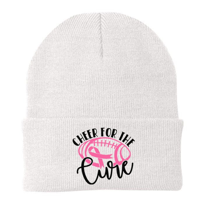 Cheer For The Cure Breast Cancer Awareness Girl Women Knit Cap Winter Beanie