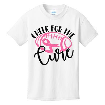 Cheer For The Cure Breast Cancer Awareness Girl Women Kids T-Shirt