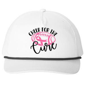 Cheer For The Cure Breast Cancer Awareness Girl Women Snapback Five-Panel Rope Hat