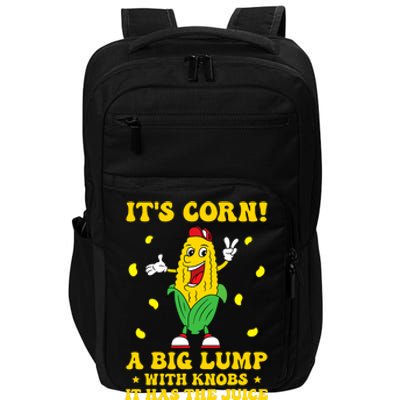 Corn Funny Trendy Design Boys Girls Corn Impact Tech Backpack