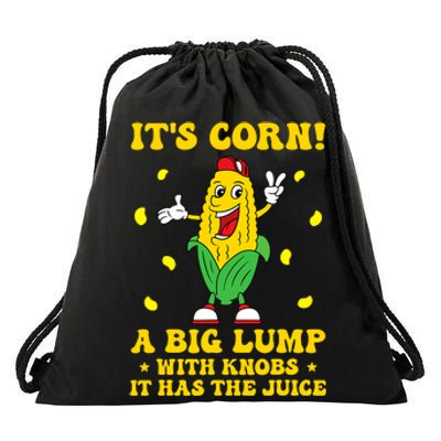 Corn Funny Trendy Design Boys Girls Corn Drawstring Bag