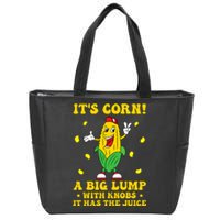 Corn Funny Trendy Design Boys Girls Corn Zip Tote Bag