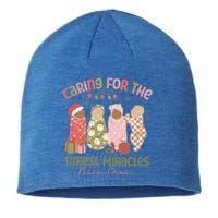 Caring For The Tiniest Miracles Nicu Crew Christmas Nurse Gift Sustainable Beanie