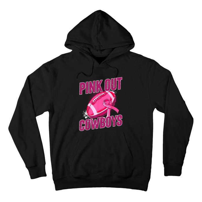 Cowboys Football Tackle Breast Cancer Gift Hoodie