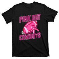 Cowboys Football Tackle Breast Cancer Gift T-Shirt