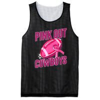 Cowboys Football Tackle Breast Cancer Gift Mesh Reversible Basketball Jersey Tank