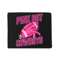 Cowboys Football Tackle Breast Cancer Gift Mousepad