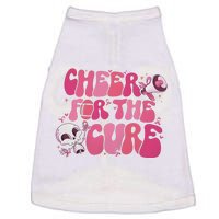 Cheer For The Cure Breast Cancer Football Pink Out Doggie Tank