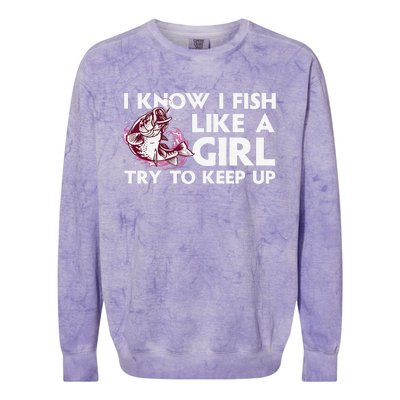 Cool Fishing Trout Angler Bass Fish Hunting Colorblast Crewneck Sweatshirt