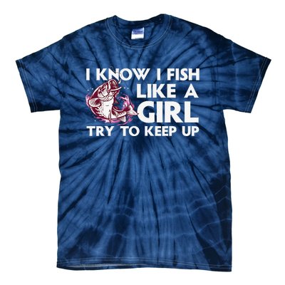 Cool Fishing Trout Angler Bass Fish Hunting Tie-Dye T-Shirt