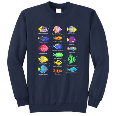 Cute Fishing Types Of Fishes Fish Water Species Gift Sweatshirt