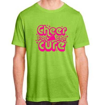 Cheer For The Cure Breast Cancer Awareness Pink Ribbon Gift Adult ChromaSoft Performance T-Shirt