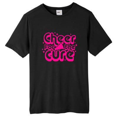 Cheer For The Cure Breast Cancer Awareness Pink Ribbon Gift Tall Fusion ChromaSoft Performance T-Shirt