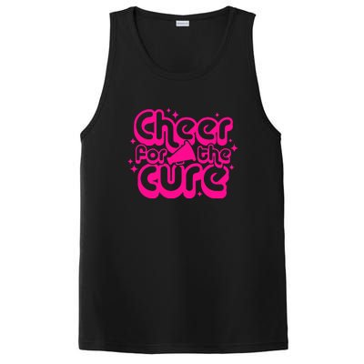 Cheer For The Cure Breast Cancer Awareness Pink Ribbon Gift PosiCharge Competitor Tank