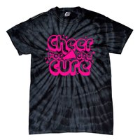 Cheer For The Cure Breast Cancer Awareness Pink Ribbon Gift Tie-Dye T-Shirt