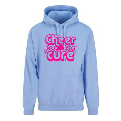 Cheer For The Cure Breast Cancer Awareness Pink Ribbon Gift Unisex Surf Hoodie