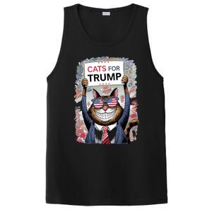 Cats For Trump 2024 Kittens And Ducks For Trump Vance 2024 Cool Gift PosiCharge Competitor Tank