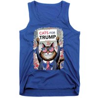 Cats For Trump 2024 Kittens And Ducks For Trump Vance 2024 Cool Gift Tank Top