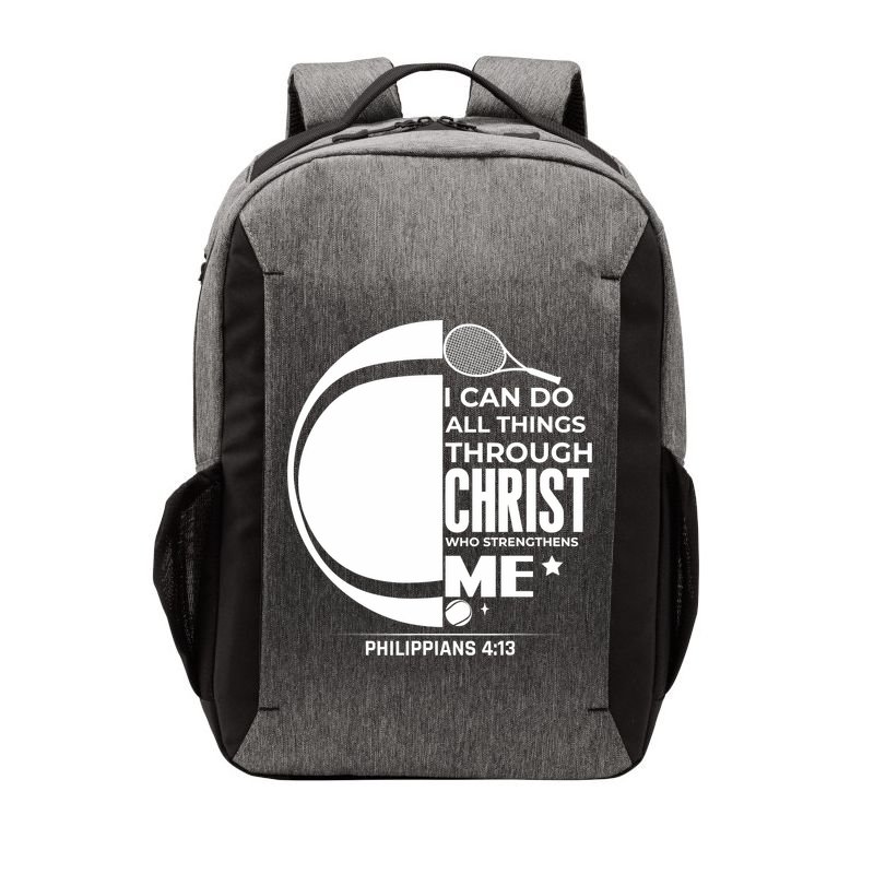 Christian Funny Tennis Player Gift Vector Backpack
